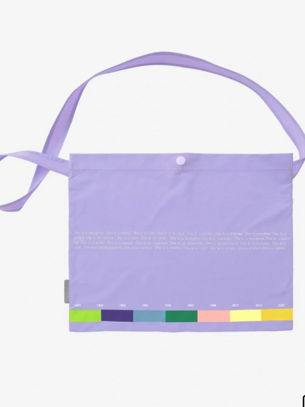 JELENEW Lavender Crossbody Tote Bag